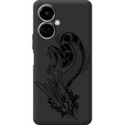 Черный чехол BoxFace Tecno Camon 19 / 19 Pro Snake