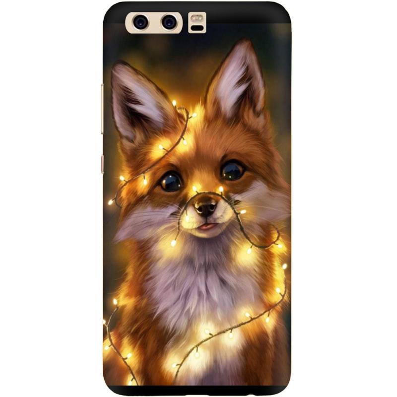 Чехол Uprint Huawei P10 Різдвяна лисичка