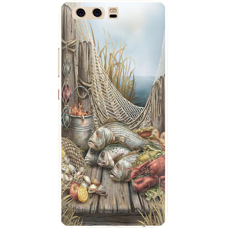 Чехол Uprint Huawei P10 Удачная рыбалка