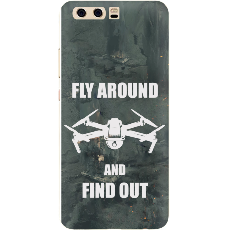 Чехол Uprint Huawei P10 Дрон Fly Around