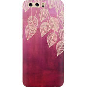 Чехол Uprint Huawei P10 Gold Leaves