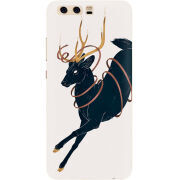 Чехол Uprint Huawei P10 Black Deer