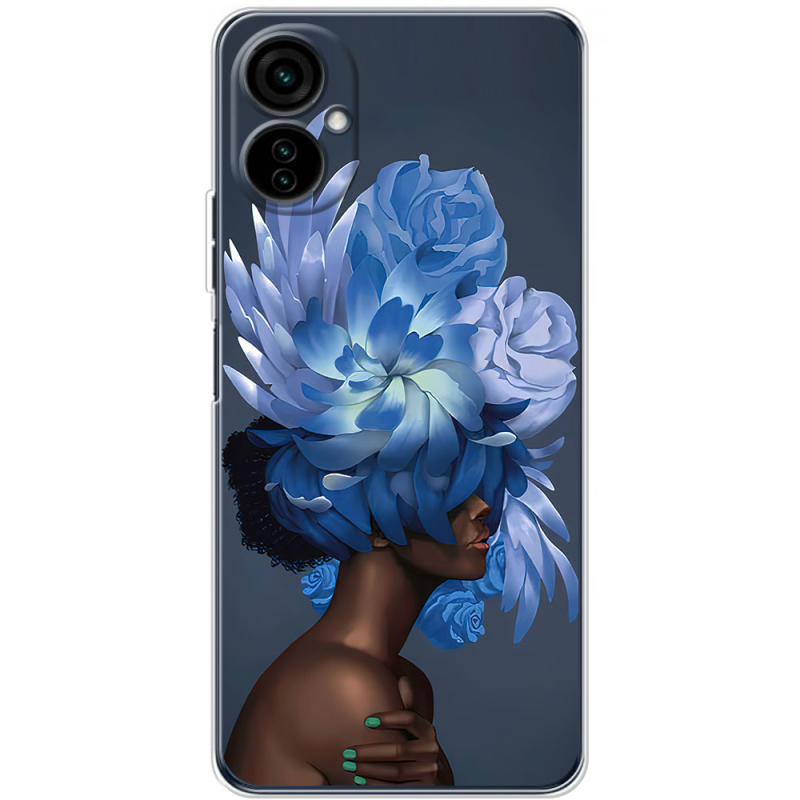 Чехол BoxFace Tecno Camon 19 Neo Exquisite Blue Flowers