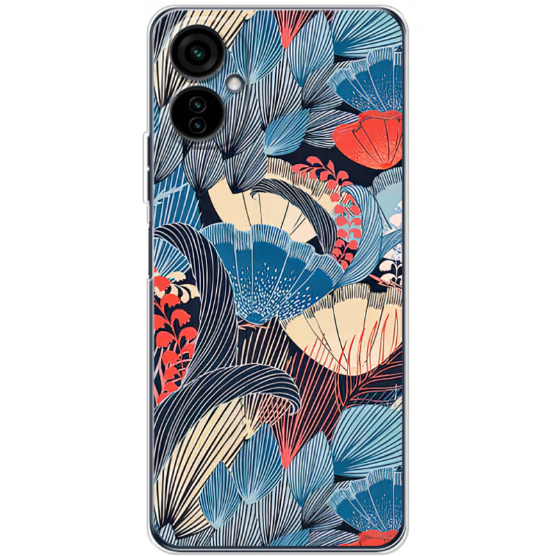 Чехол BoxFace Tecno Camon 19 Neo Blue Herb