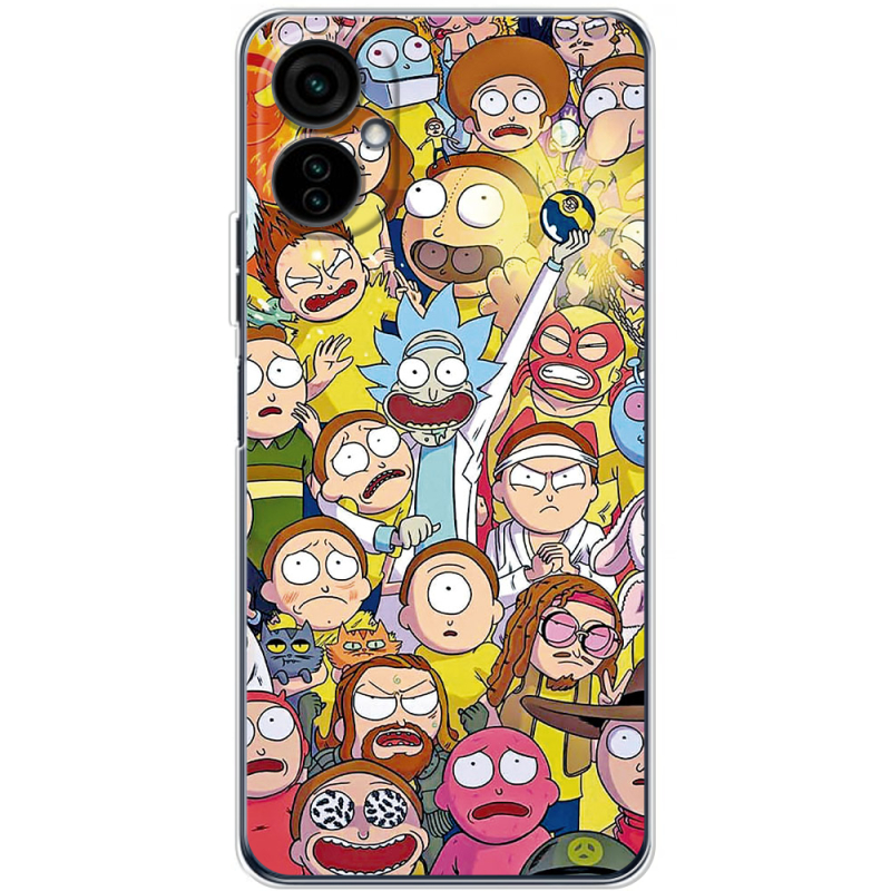 Чехол BoxFace Tecno Camon 19 Neo Rick and Morty