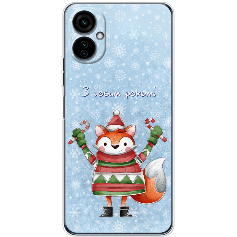 Чехол BoxFace Tecno Camon 19 Neo Fox З новим роком!