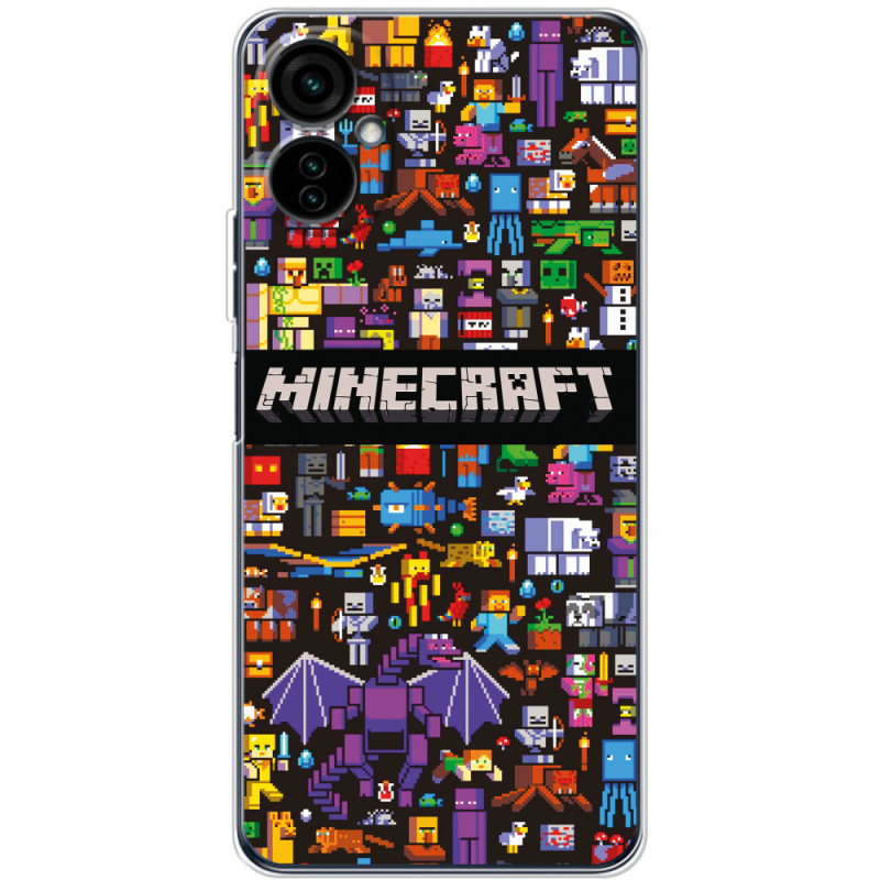 Чехол BoxFace Tecno Camon 19 Neo Minecraft Mobbery