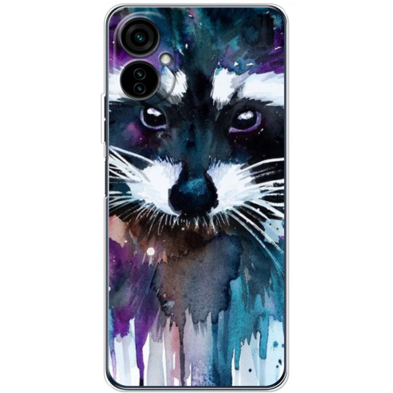 Чехол BoxFace Tecno Camon 19 Neo Акварельный енот