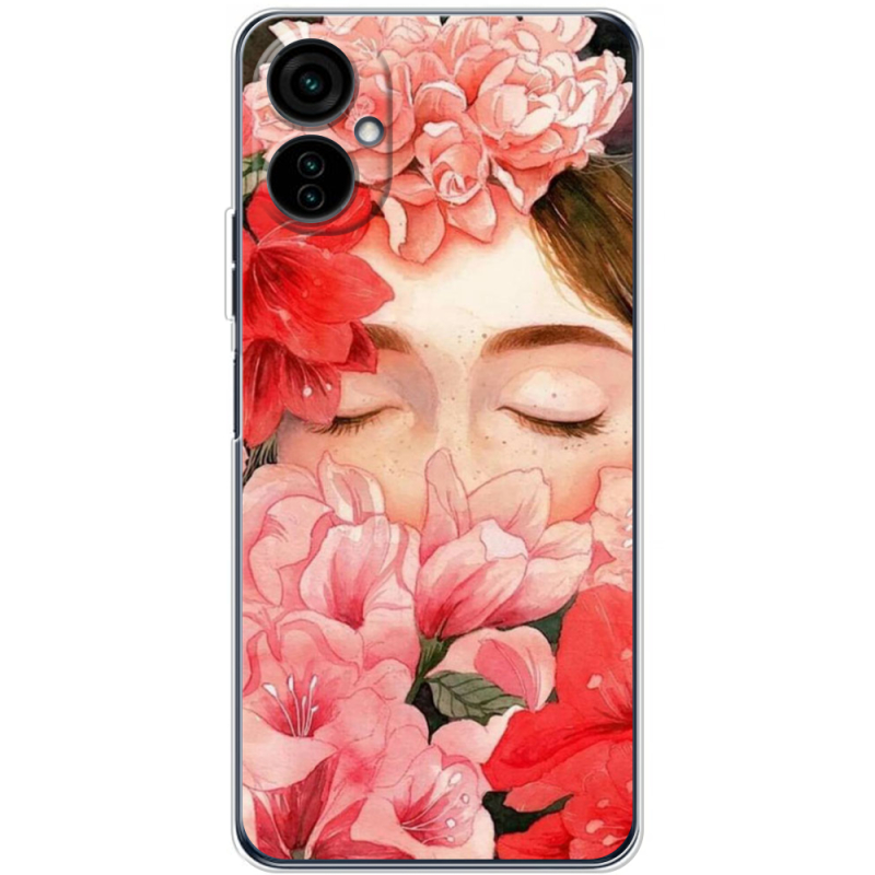 Чехол BoxFace Tecno Camon 19 Neo Girl in Flowers