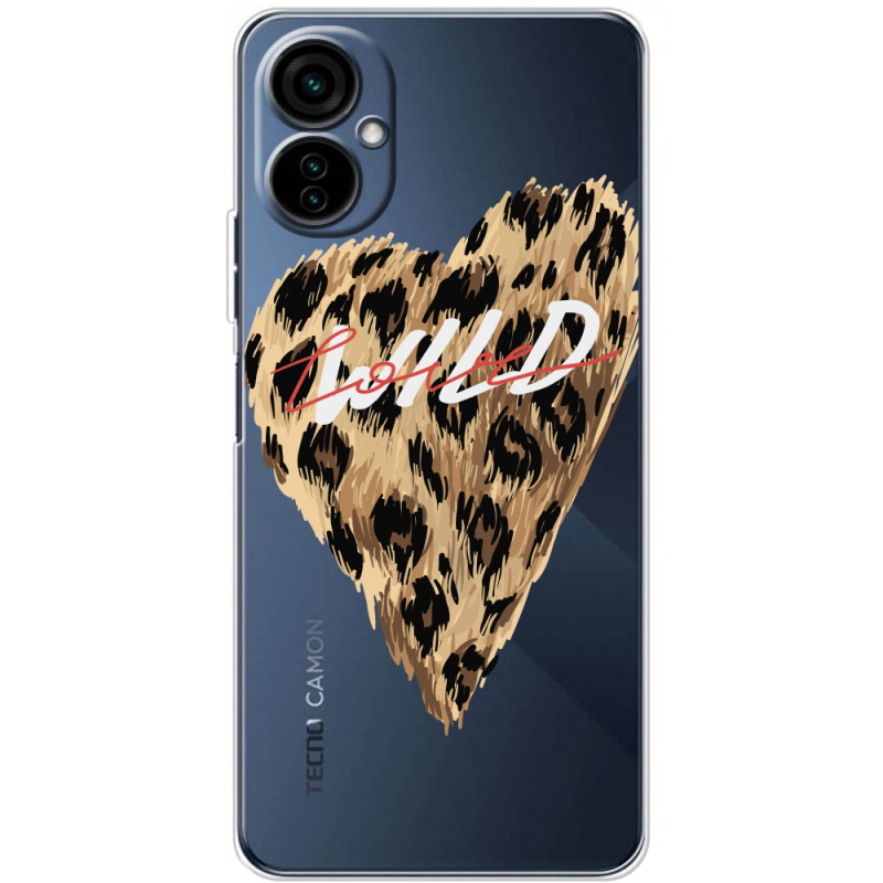 Прозрачный чехол BoxFace Tecno Camon 19 Neo Wild Love