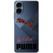 Прозрачный чехол BoxFace Tecno Camon 19 Neo Wild Cat