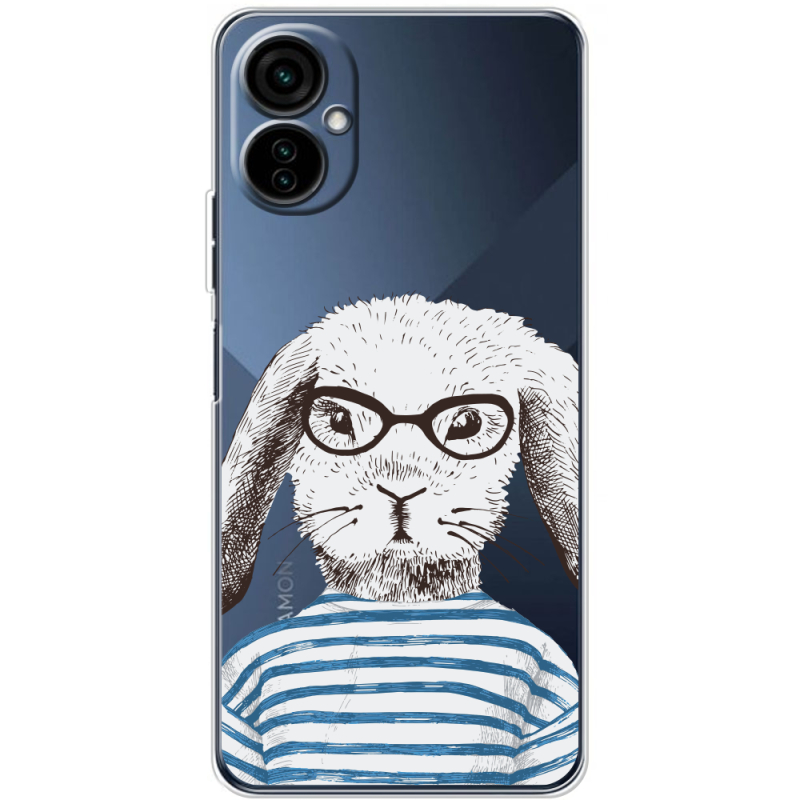 Прозрачный чехол BoxFace Tecno Camon 19 Neo MR. Rabbit
