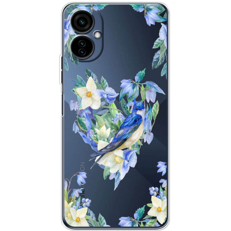 Прозрачный чехол BoxFace Tecno Camon 19 Neo Spring Bird