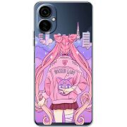 Прозрачный чехол BoxFace Tecno Camon 19 Neo Wiked Lady