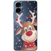 Прозрачный чехол BoxFace Tecno Camon 19 Neo Winter Deer