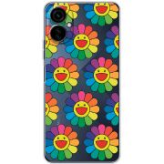 Прозрачный чехол BoxFace Tecno Camon 19 Neo Hippie Flowers