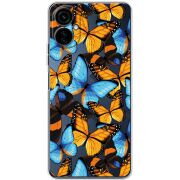 Прозрачный чехол BoxFace Tecno Camon 19 Neo Butterfly Morpho