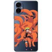 Прозрачный чехол BoxFace Tecno Camon 19 Neo Naruto and Kurama