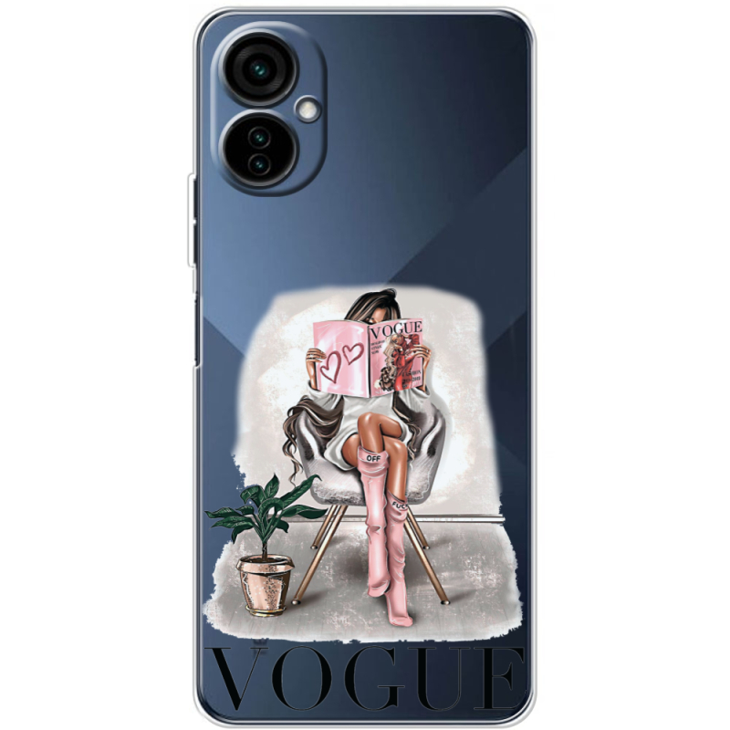 Прозрачный чехол BoxFace Tecno Camon 19 Neo VOGUE