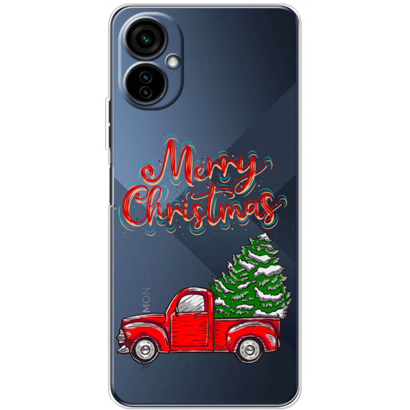 Прозрачный чехол BoxFace Tecno Camon 19 Neo Holiday Car