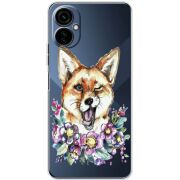 Прозрачный чехол BoxFace Tecno Camon 19 Neo Winking Fox