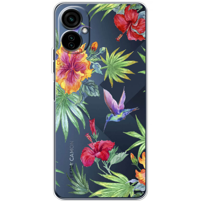 Прозрачный чехол BoxFace Tecno Camon 19 Neo Tropical