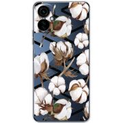 Прозрачный чехол BoxFace Tecno Camon 19 Neo Cotton flowers