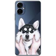 Прозрачный чехол BoxFace Tecno Camon 19 Neo Husky