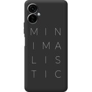 Черный чехол BoxFace Tecno Camon 19 Neo Minimalistic