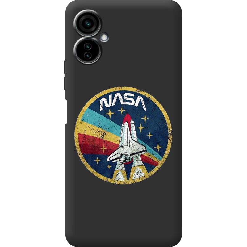 Черный чехол BoxFace Tecno Camon 19 Neo NASA