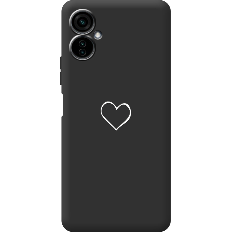 Черный чехол BoxFace Tecno Camon 19 Neo My Heart