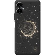 Черный чехол BoxFace Tecno Camon 19 Neo Moon