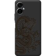 Черный чехол BoxFace Tecno Camon 19 Neo Chinese Dragon