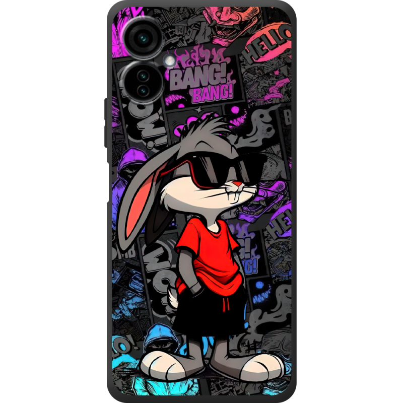 Черный чехол BoxFace Tecno Camon 19 Neo Малий вухань