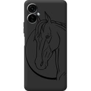 Черный чехол BoxFace Tecno Camon 19 Neo Horse