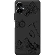 Черный чехол BoxFace Tecno Camon 19 Neo Mountains