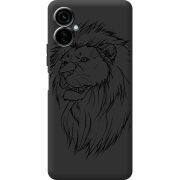 Черный чехол BoxFace Tecno Camon 19 Neo Lion