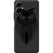 Черный чехол BoxFace Tecno Camon 19 Neo Owl