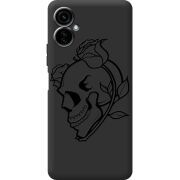 Черный чехол BoxFace Tecno Camon 19 Neo Skull and Roses