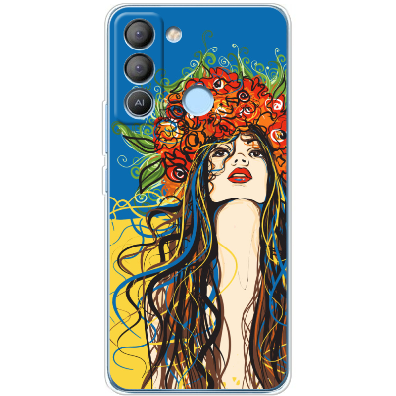 Чехол BoxFace Tecno POP 5 LTE Ukraine Girl