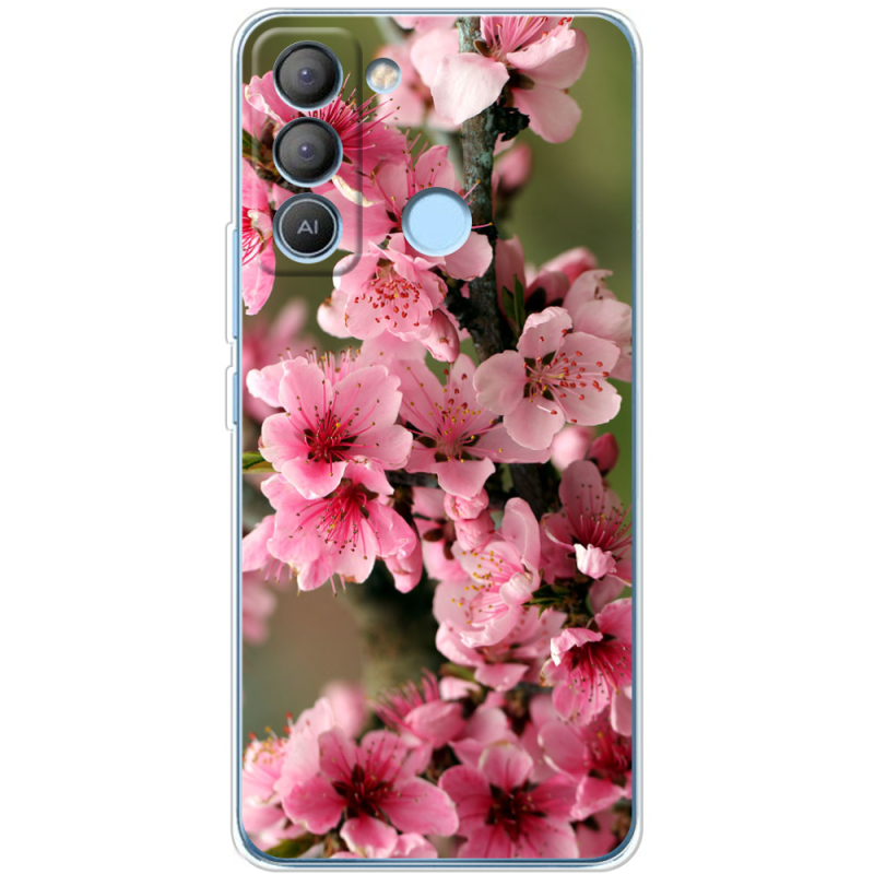 Чехол BoxFace Tecno POP 5 LTE Вишневые Цветы