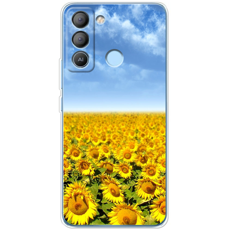 Чехол BoxFace Tecno POP 5 LTE Подсолнухи
