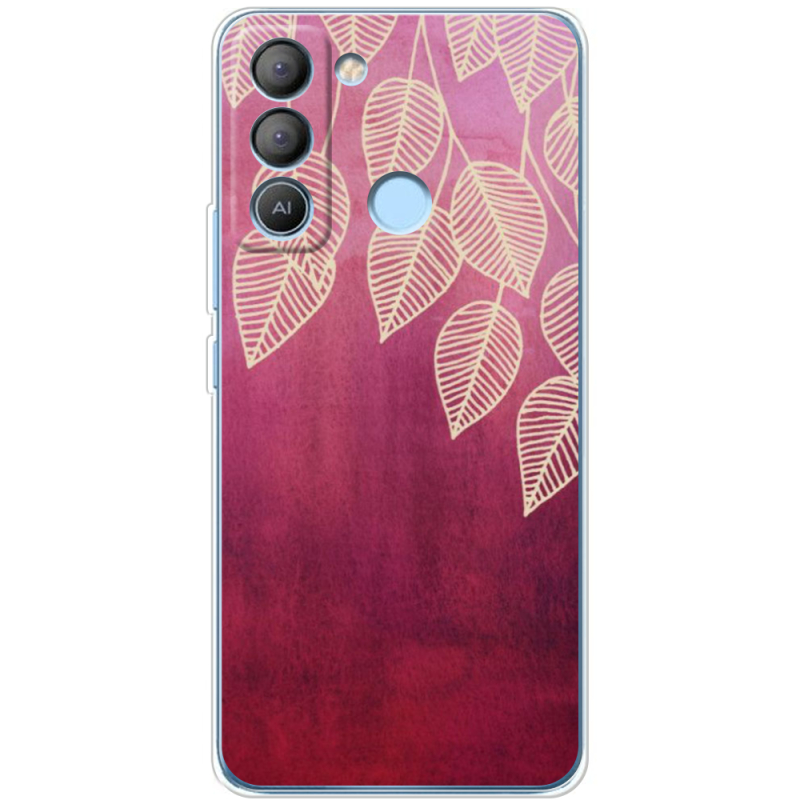 Чехол BoxFace Tecno POP 5 LTE Gold Leaves