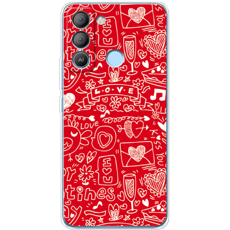 Чехол BoxFace Tecno POP 5 LTE Happy Valentines