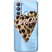 Прозрачный чехол BoxFace Tecno POP 5 LTE Wild Love