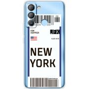Прозрачный чехол BoxFace Tecno POP 5 LTE Ticket New York