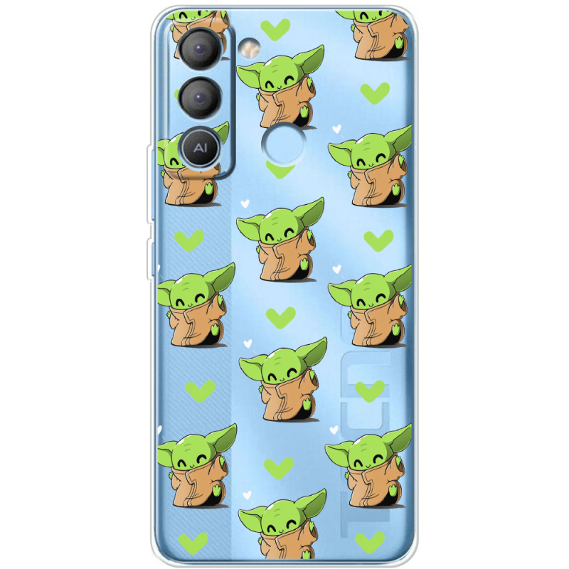 Прозрачный чехол BoxFace Tecno POP 5 LTE Pattern Baby Yoda