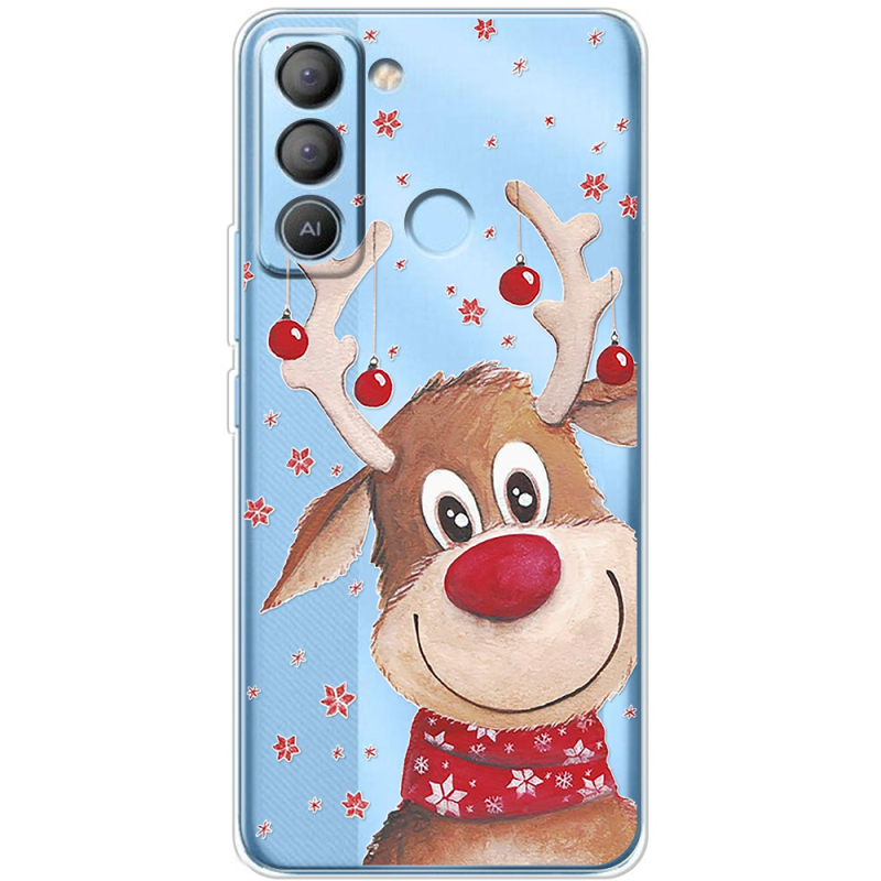 Прозрачный чехол BoxFace Tecno POP 5 LTE Winter Deer