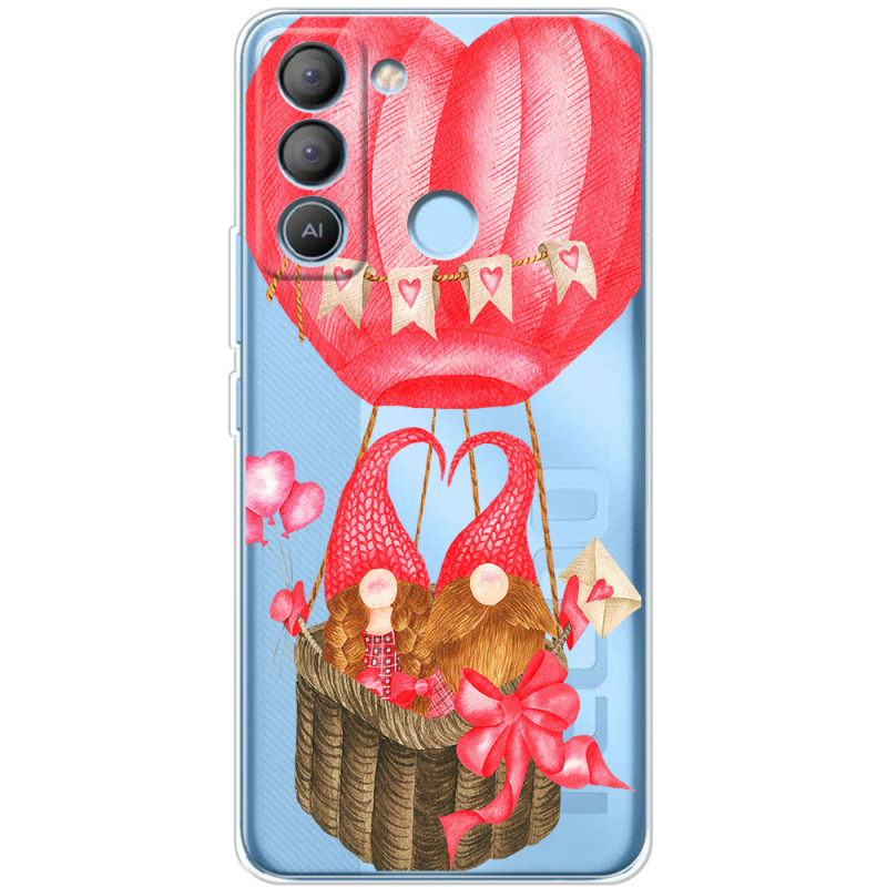 Прозрачный чехол BoxFace Tecno POP 5 LTE Valentine Dwarfs