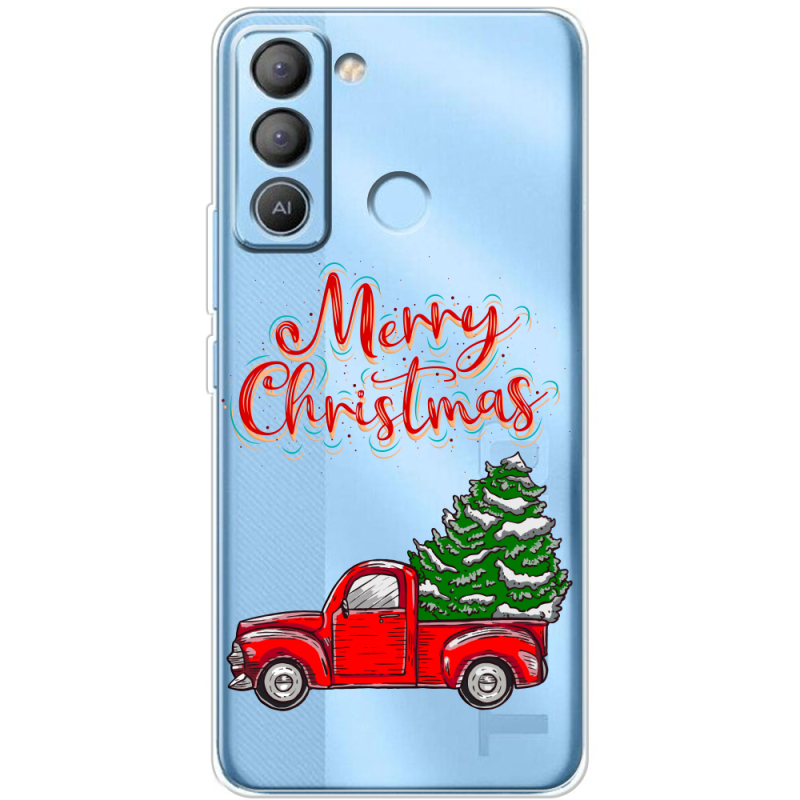 Прозрачный чехол BoxFace Tecno POP 5 LTE Holiday Car